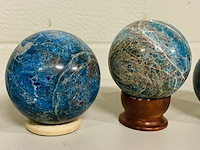 4 apatiet bollen blauw - afbeelding 3 van  4