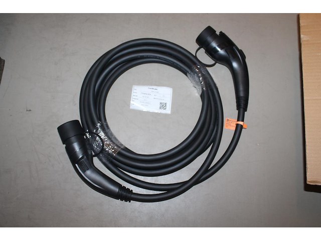 4 autolaadkabels / koppelkabels gbac - type 2. 6m 5x6mm2. - afbeelding 1 van  3