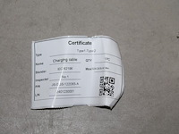 4 autolaadkabels / koppelkabels type 1 - type 2. 8m 3x6mm2. - afbeelding 3 van  4