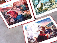 4 bellarminus bijbelplaten uit de jaren 50 - afbeelding 2 van  5