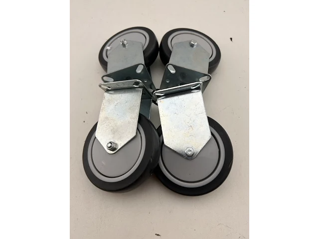 4 bokwielen ã˜10cm - afbeelding 3 van  3