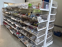 4 delen gondela stelling, crèmekleurig - afbeelding 1 van  3