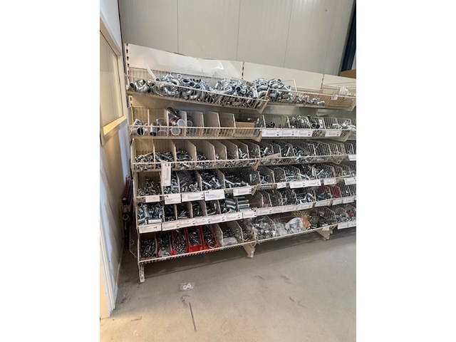 4 delen gondela stelling, crèmekleurig - afbeelding 3 van  3