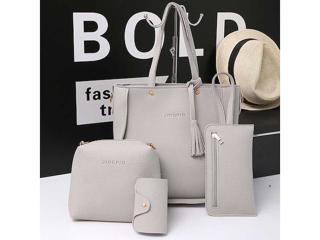 4-delige handtas set (100x) - afbeelding 4 van  5