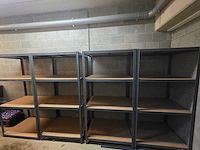 4 delige legbordstelling (4x) (reeds gedemonteerd) - afbeelding 1 van  8
