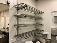 4-delige rvs wandschap - afbeelding 1 van  8