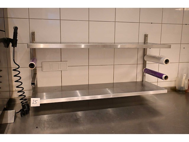 4-delige rvs wandschap - afbeelding 2 van  4