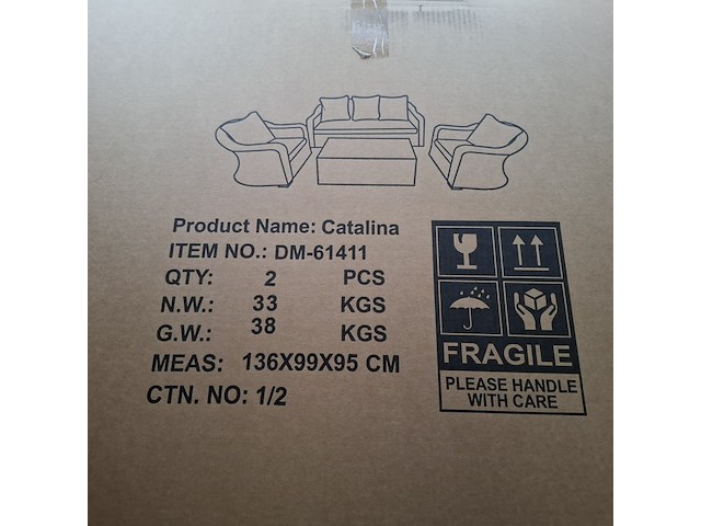 4-delige tuinmeubelset, furniqs, catalina - afbeelding 11 van  19