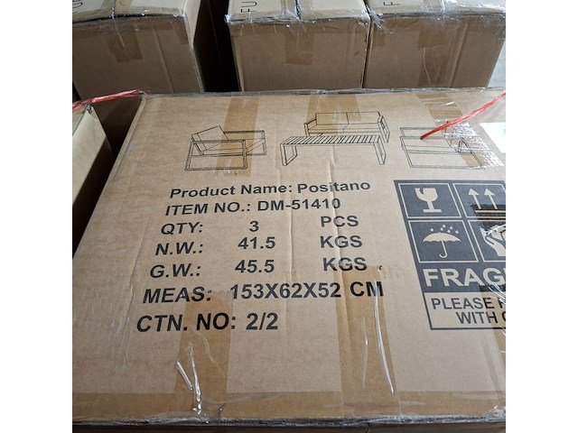 4-delige tuinmeubelset, furniqs, positano - afbeelding 6 van  15