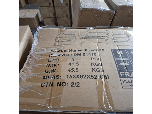 4-delige tuinmeubelset, furniqs, positano - afbeelding 6 van  15