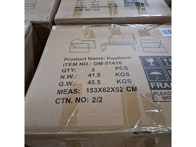 4-delige tuinmeubelset, furniqs, positano - afbeelding 6 van  15