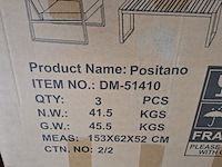 4-delige tuinmeubelset, furniqs, positano - afbeelding 6 van  15