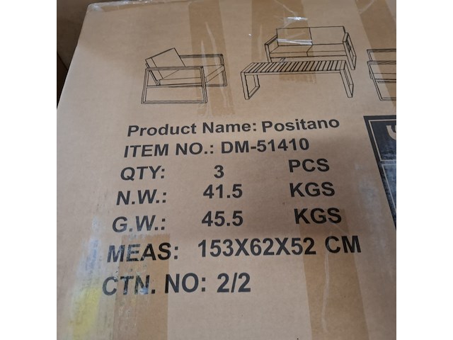 4-delige tuinmeubelset, furniqs, positano - afbeelding 6 van  15