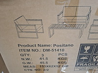 4-delige tuinmeubelset, furniqs, positano - afbeelding 6 van  15