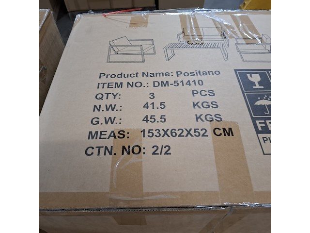 4-delige tuinmeubelset, furniqs, positano - afbeelding 6 van  15