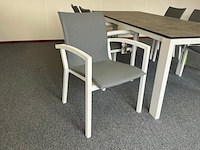 4 dining chair suns , anzio, mrg/light antraciet - afbeelding 4 van  7