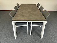 4 dining chair suns , anzio, mrg/light antraciet - afbeelding 6 van  7