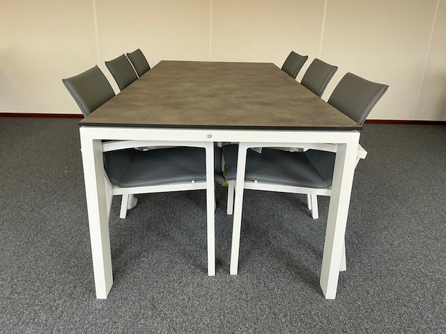 4 dining chair suns , anzio, mrg/light antraciet - afbeelding 7 van  7