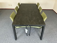 4 dining chair suns , anzio, mrg/light antraciet - afbeelding 7 van  8