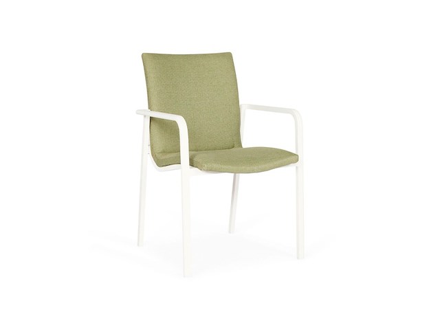4 dining chair suns , felice, mw/teak - afbeelding 1 van  1