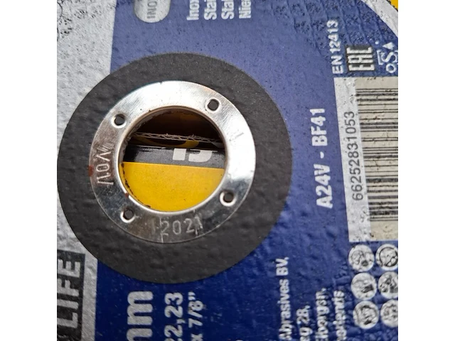 4 doos a 25 stuks doorslijpschijf flexovit, 125x3,0x22,23 - afbeelding 4 van  4