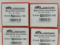 4 doosjes alfa 8 mm
