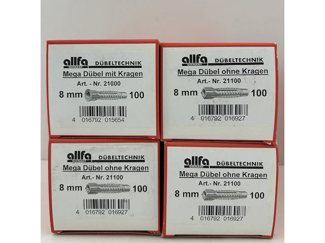 4 doosjes alfa 8 mm - afbeelding 2 van  3