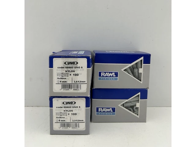 4 doosjes rawl 6 x 28mm - afbeelding 3 van  3