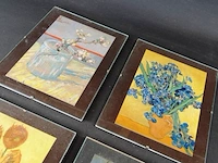 4 drukjes van gogh ingelijst - afbeelding 2 van  5
