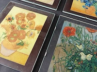 4 drukjes van gogh ingelijst - afbeelding 3 van  5
