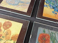 4 drukjes van gogh ingelijst - afbeelding 4 van  5