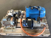 4 electromotoren en 1 waterpomp - afbeelding 1 van  4
