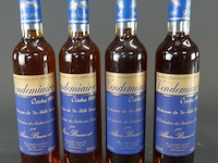 4 flessen château bouscassé vendémiaire (1996) - afbeelding 1 van  5