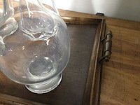 4 glazen kannen met dienblad - crockery - afbeelding 6 van  7