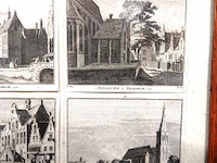4 historische gravures van medemblik uit 1726, getekend door cornelis pronk en gegraveerd door hendrik spilman - afbeelding 4 van  5