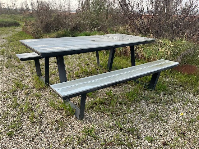 4 jahreszeiten gartenmöbel picknicktafel (5x) - afbeelding 1 van  9