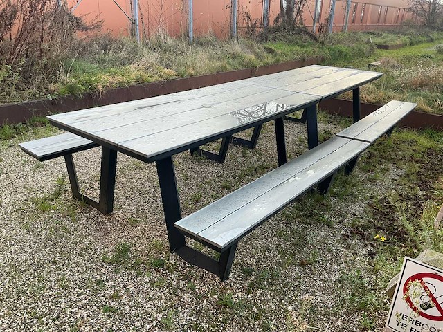 4 jahreszeiten gartenmöbel picknicktafel (5x) - afbeelding 3 van  9