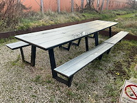 4 jahreszeiten gartenmöbel picknicktafel (5x) - afbeelding 3 van  9