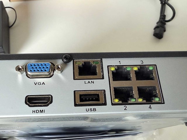 4 kanaals video recorder voor camara's. network video recorder - afbeelding 2 van  4