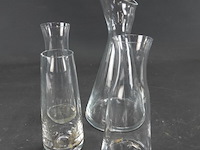 4 kannen/vazen w.o. luigi bormioli italy - afbeelding 1 van  5