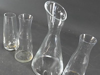 4 kannen/vazen w.o. luigi bormioli italy - afbeelding 4 van  5