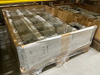 4-kant rozet deurbeslag (38x) - afbeelding 1 van  3