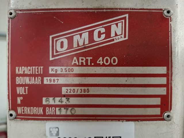 4-koloms hefbrug omcn, 400, bouwjaar 1987 - afbeelding 10 van  16