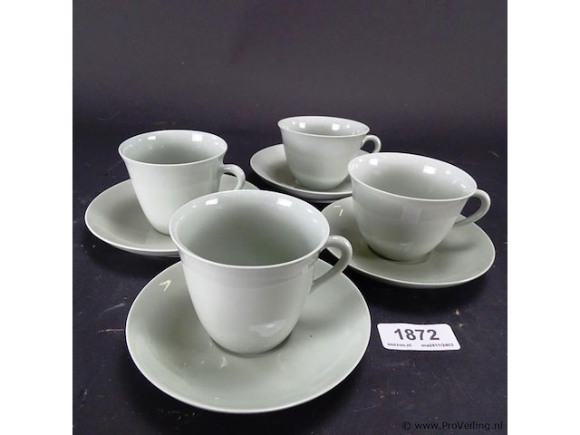 4 kop en schotel - afbeelding 1 van  5