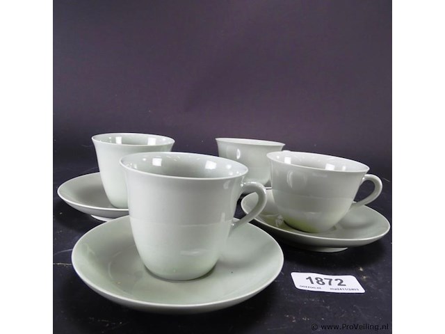 4 kop en schotel - afbeelding 2 van  5