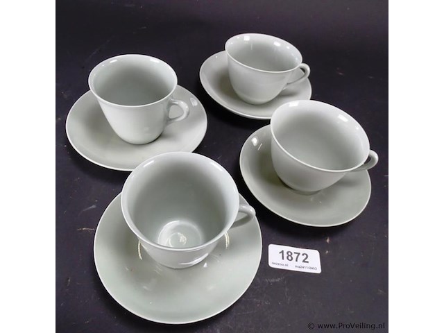 4 kop en schotel - afbeelding 3 van  5