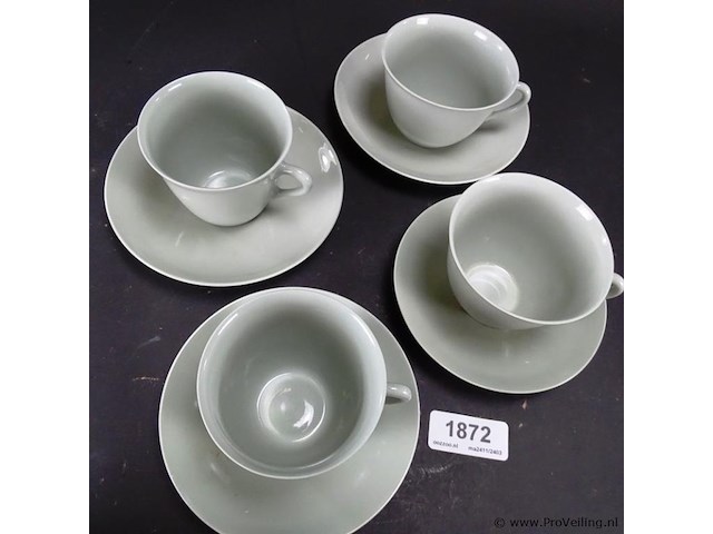 4 kop en schotel - afbeelding 4 van  5