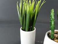 4 kunstcactussen in pot - afbeelding 5 van  5