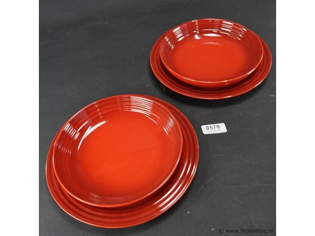 4 le creuset faitout stoneware schalen/borden - afbeelding 2 van  5