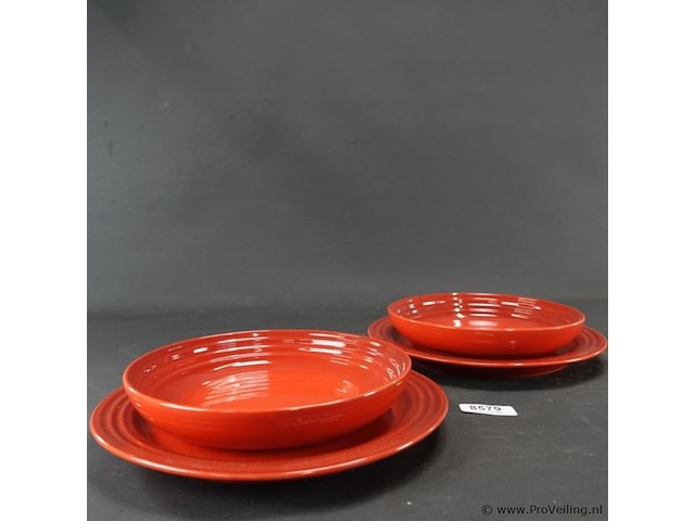 4 le creuset faitout stoneware schalen/borden - afbeelding 3 van  5